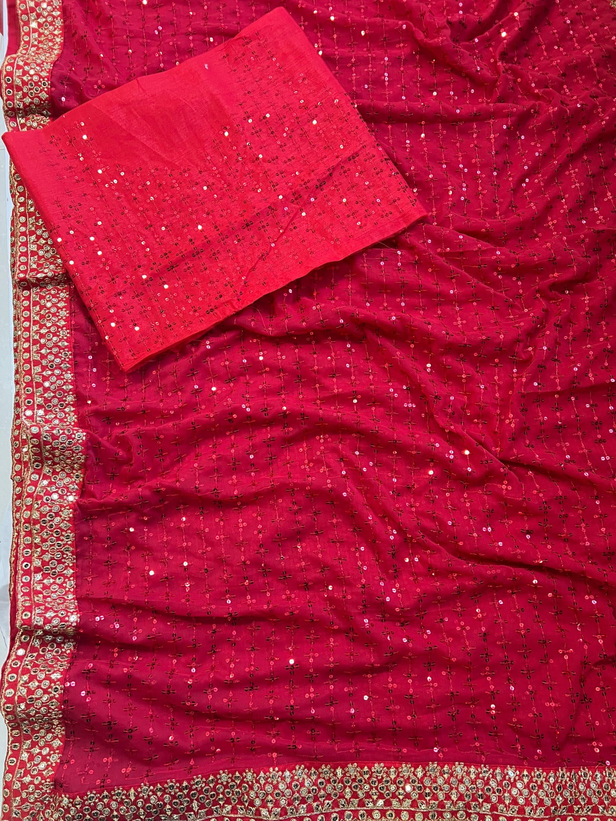 Buy Red Color Fashion Sarees Online