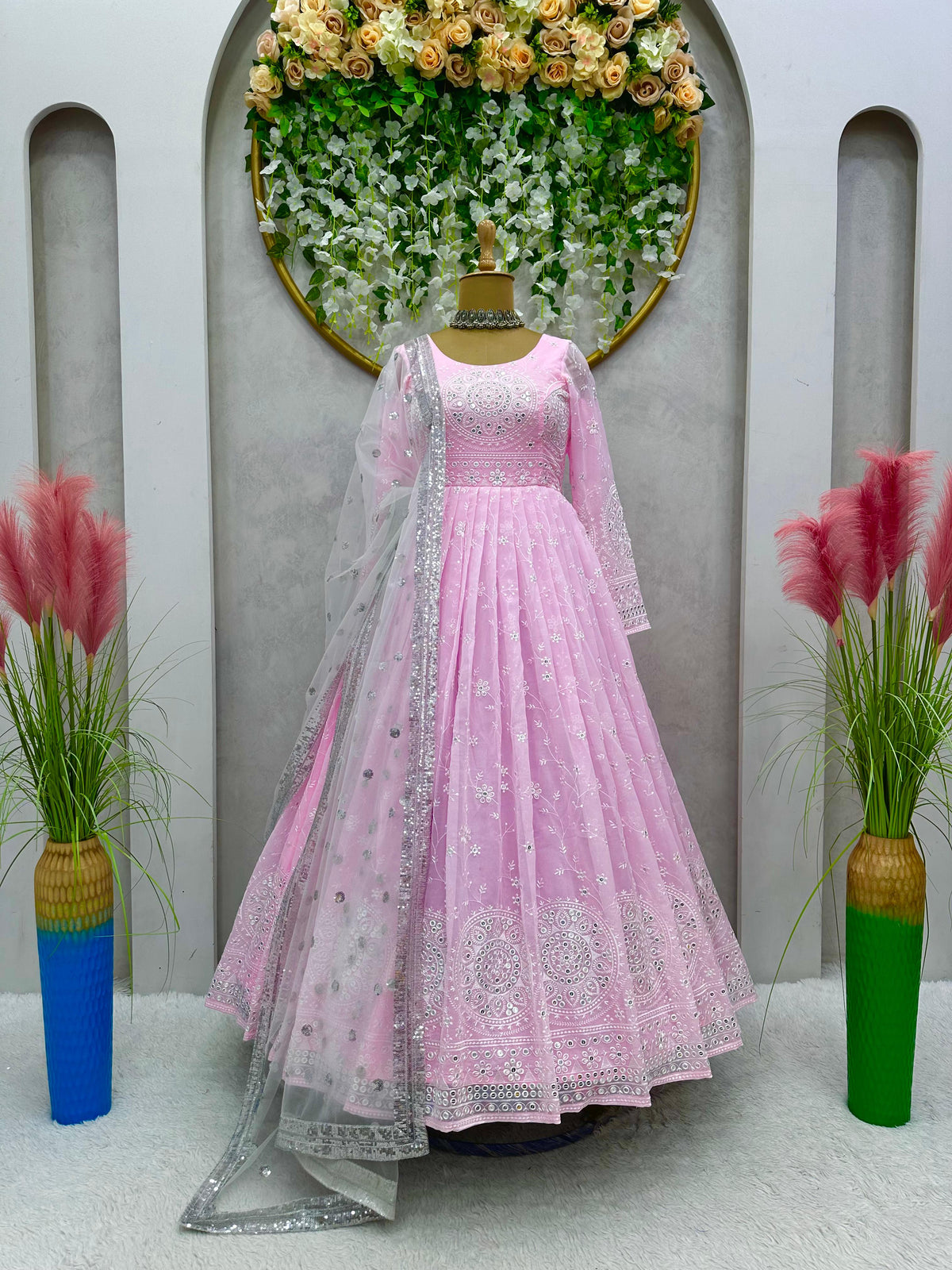 Buy Latest Pink Color Salwar Suit Online - Joshindia