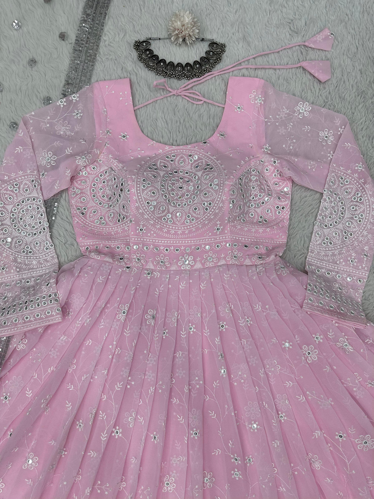 Buy Latest Pink Color Salwar Suit Online - Joshindia