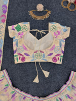 Buy Cream Color Lehenga Online At Best Price - Joshindia