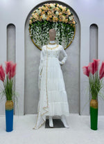 Beautiful Designer Suit On Heavy Faux Georgette Fabric - Joshindia