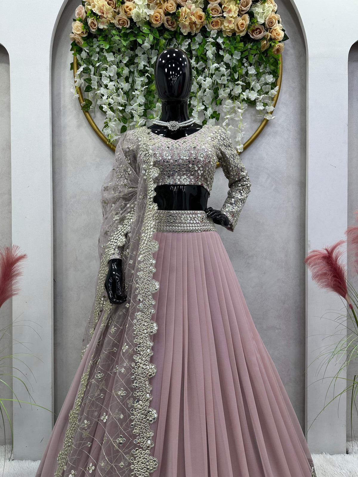 Desiger Georgette Lehenga Choli Online - Joshindia