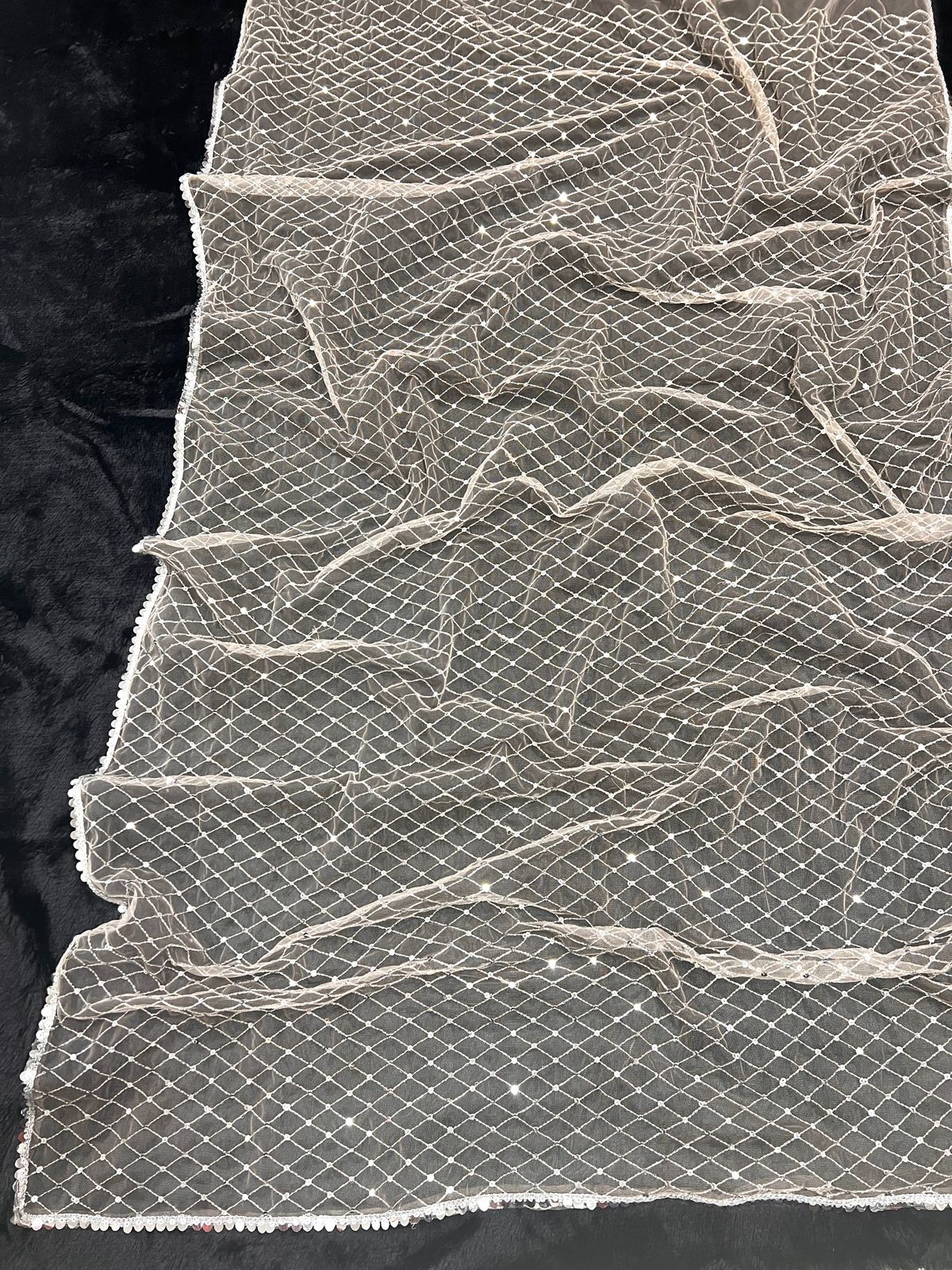Heavy Pure Nylon Butterfly Net saree - Joshindia