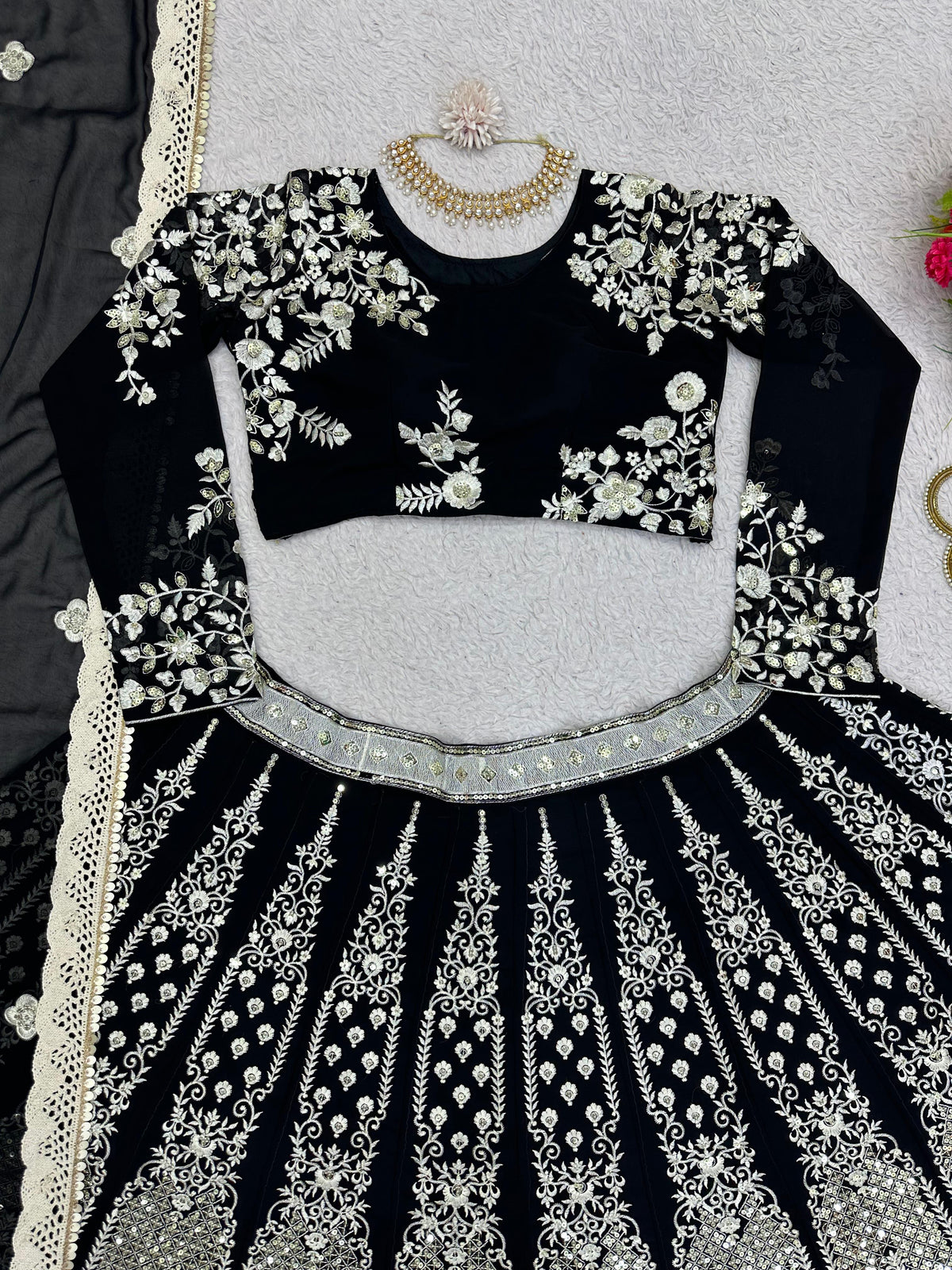 Buy Faux Georgette Lehenga Online Shopping - Joshindia