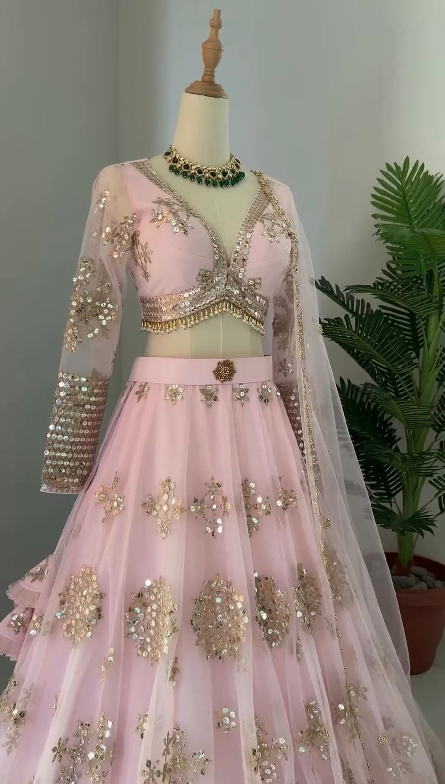 Buy New Launching wedding Designer Lehenga Choli in ButterflyNet - Joshindia