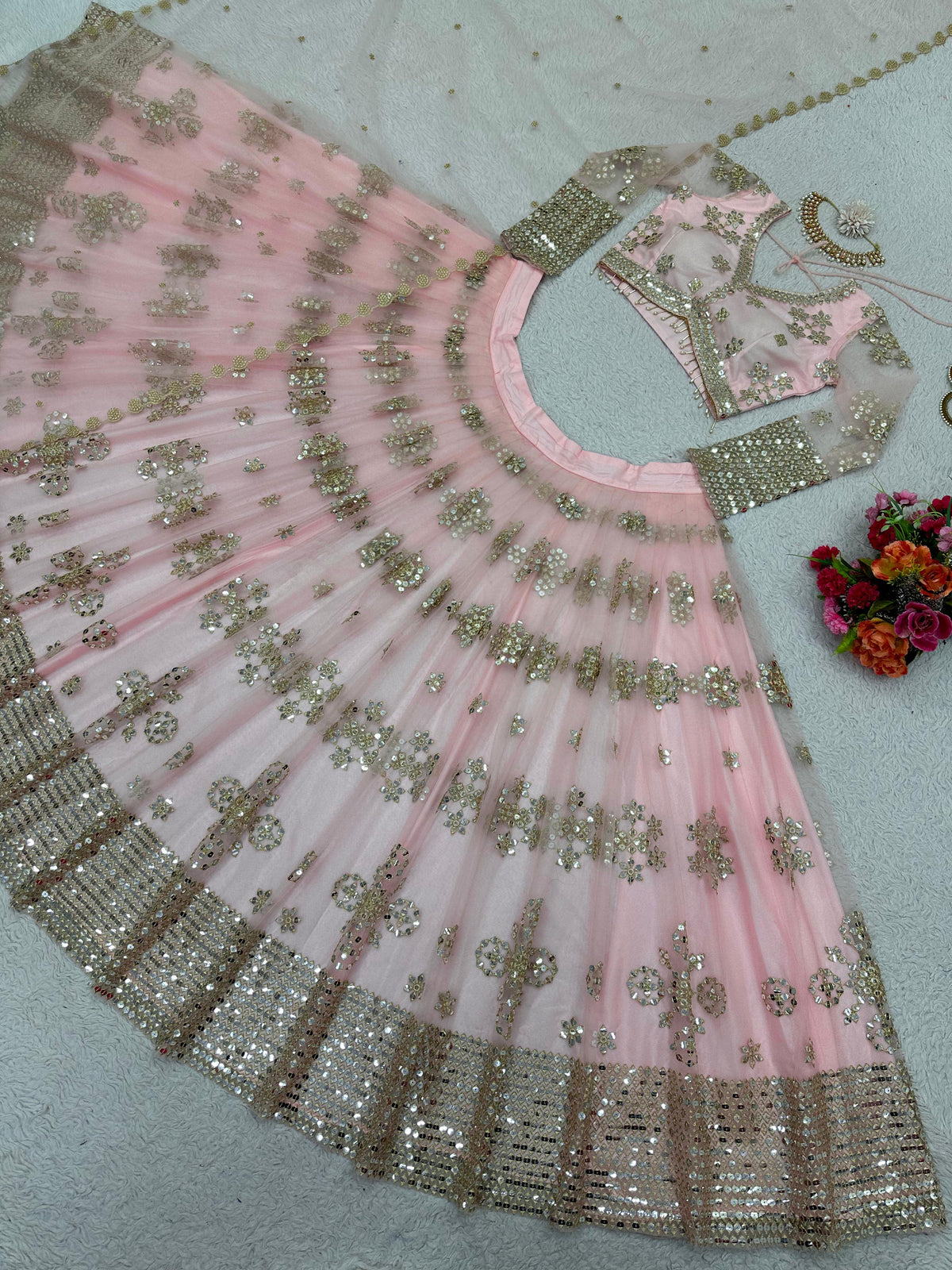 Buy New Launching wedding Designer Lehenga Choli in ButterflyNet - Joshindia