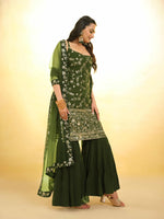 Buy Trendy Green Sharara Online in India - Joshindia