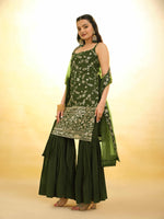 Buy Trendy Green Sharara Online in India - Joshindia