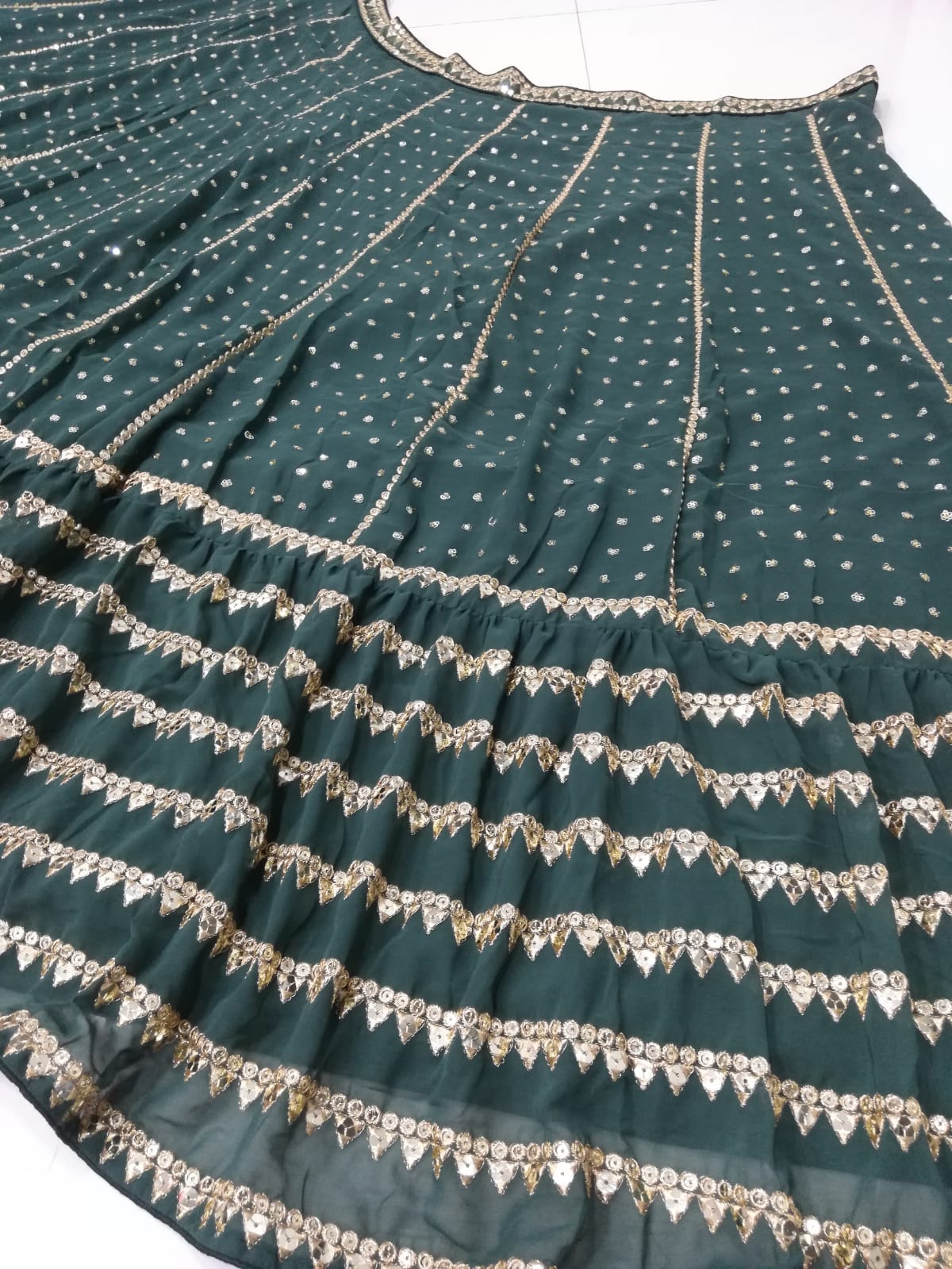 Buy Trendy Green Lehenga Choli Online in India - Joshindia