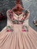 Buy Latest Cream Anarkali Suit Online At Best Price - Joshindia