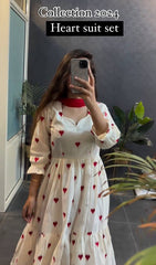 Buy Heart Print Dress Online In India - Joshindia