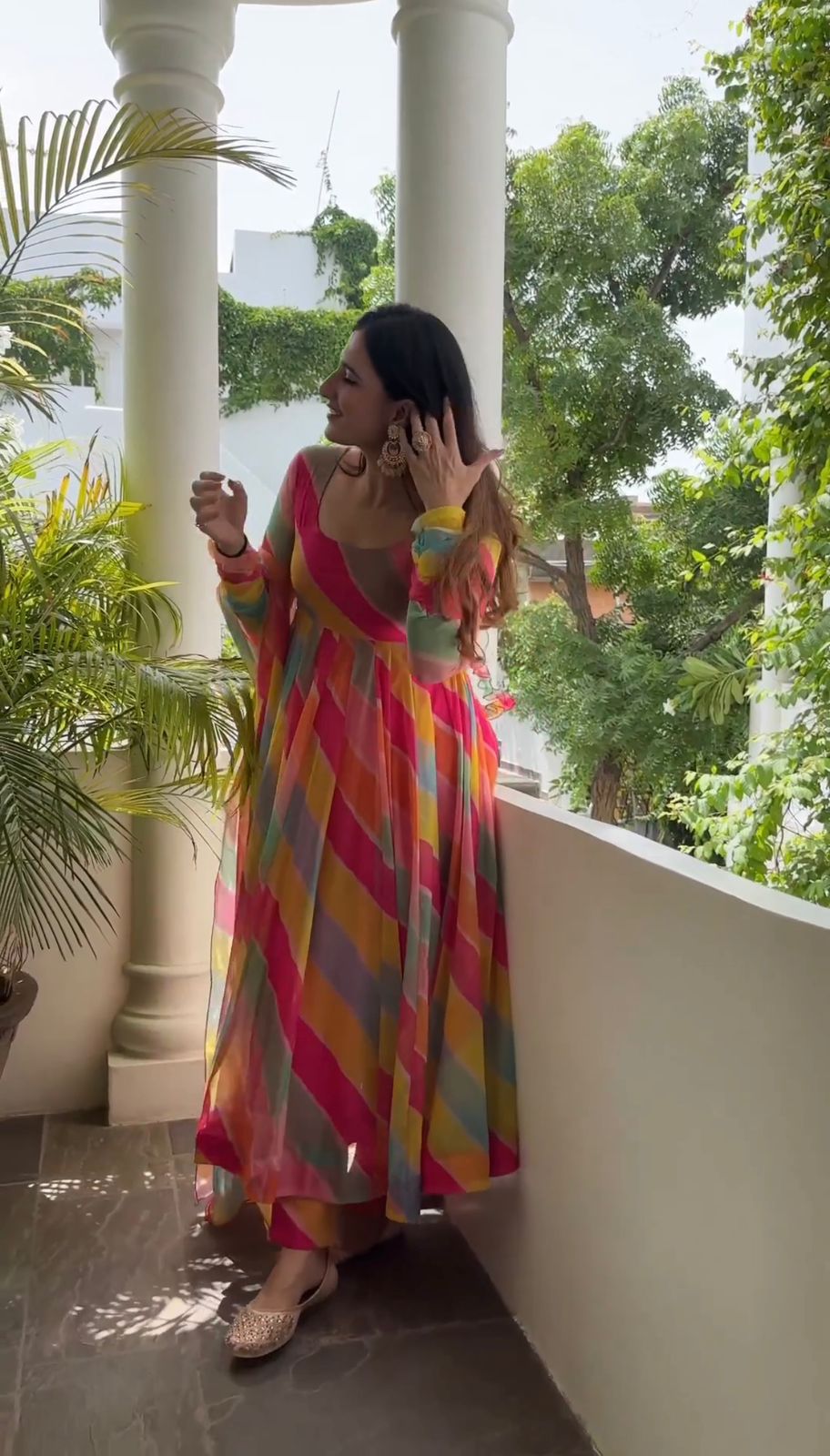 Beautiful Designer Suit On Tabby Silk Women Suit - Joshindia