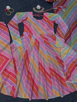 Beautiful Designer Suit On Tabby Silk Women Suit - Joshindia