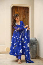 Buy Blue Floral Salwar Suit online in India - Joshindia