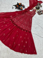 Shop Designer Maroon Sharara Suit Online in India