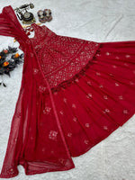 Shop Designer Maroon Sharara Suit Online in India