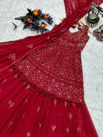 Shop Designer Maroon Sharara Suit Online in India