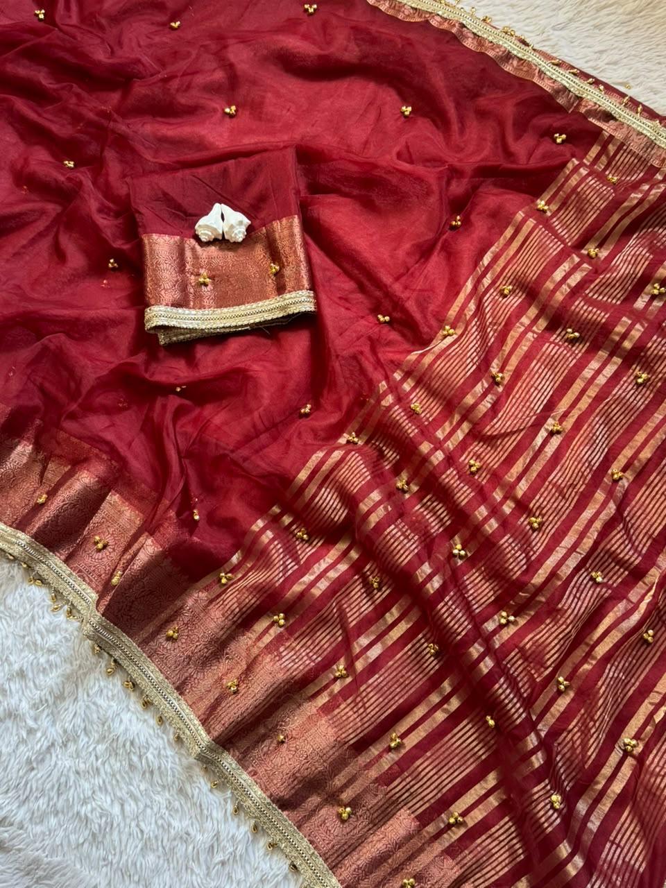 Viral Trending Ghungroo Saree
