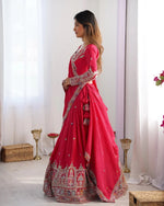 Dark Pink Color Designer party Wear Lehenga Choli
