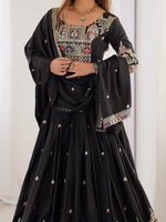 Black Color Designer Party Wear Lehenga Choli