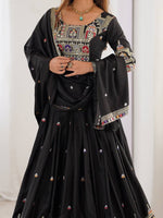 Black Color Designer Party Wear Lehenga Choli