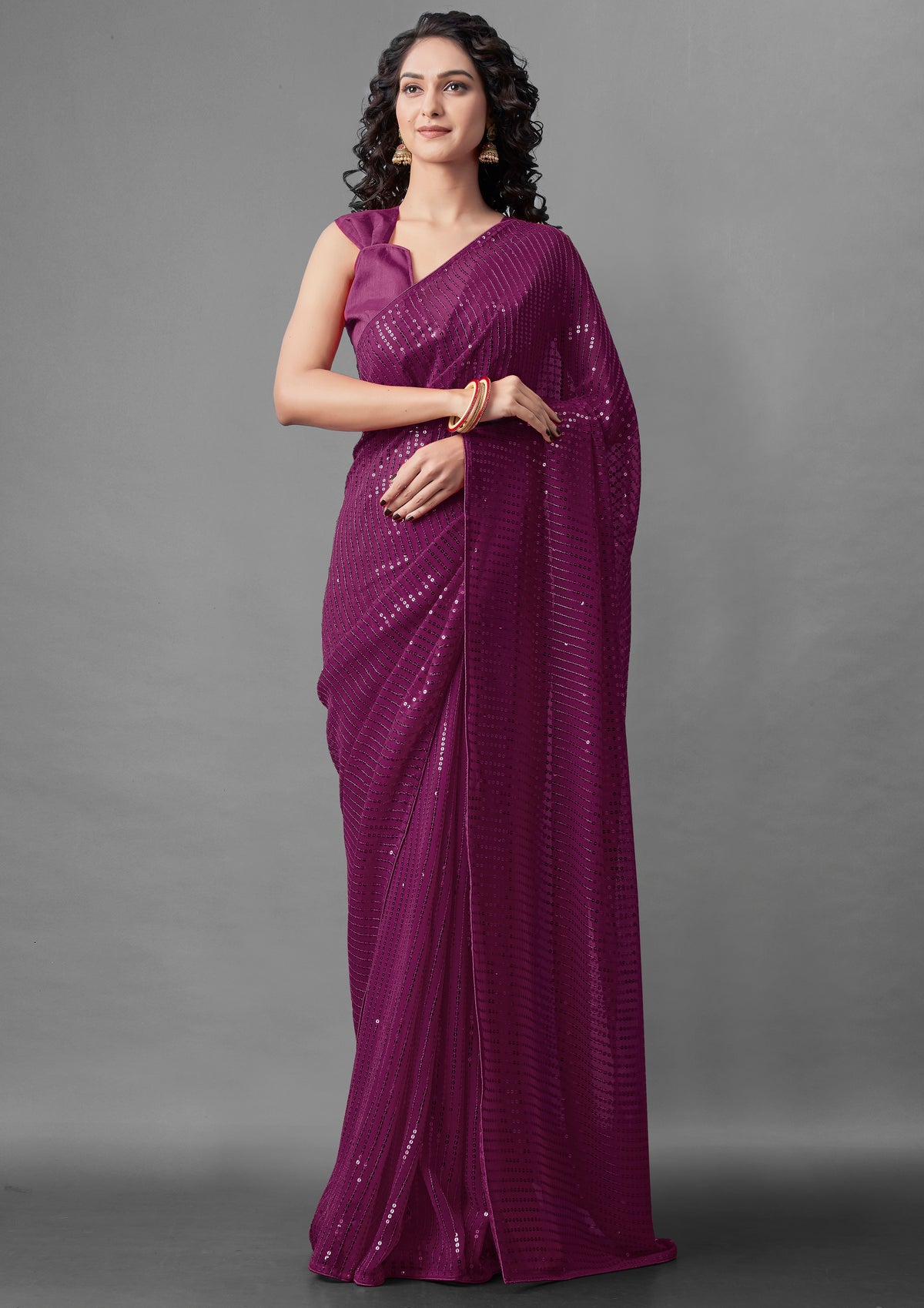 Buy Sequin Sarees online at Best Prices in India - Joshindia
