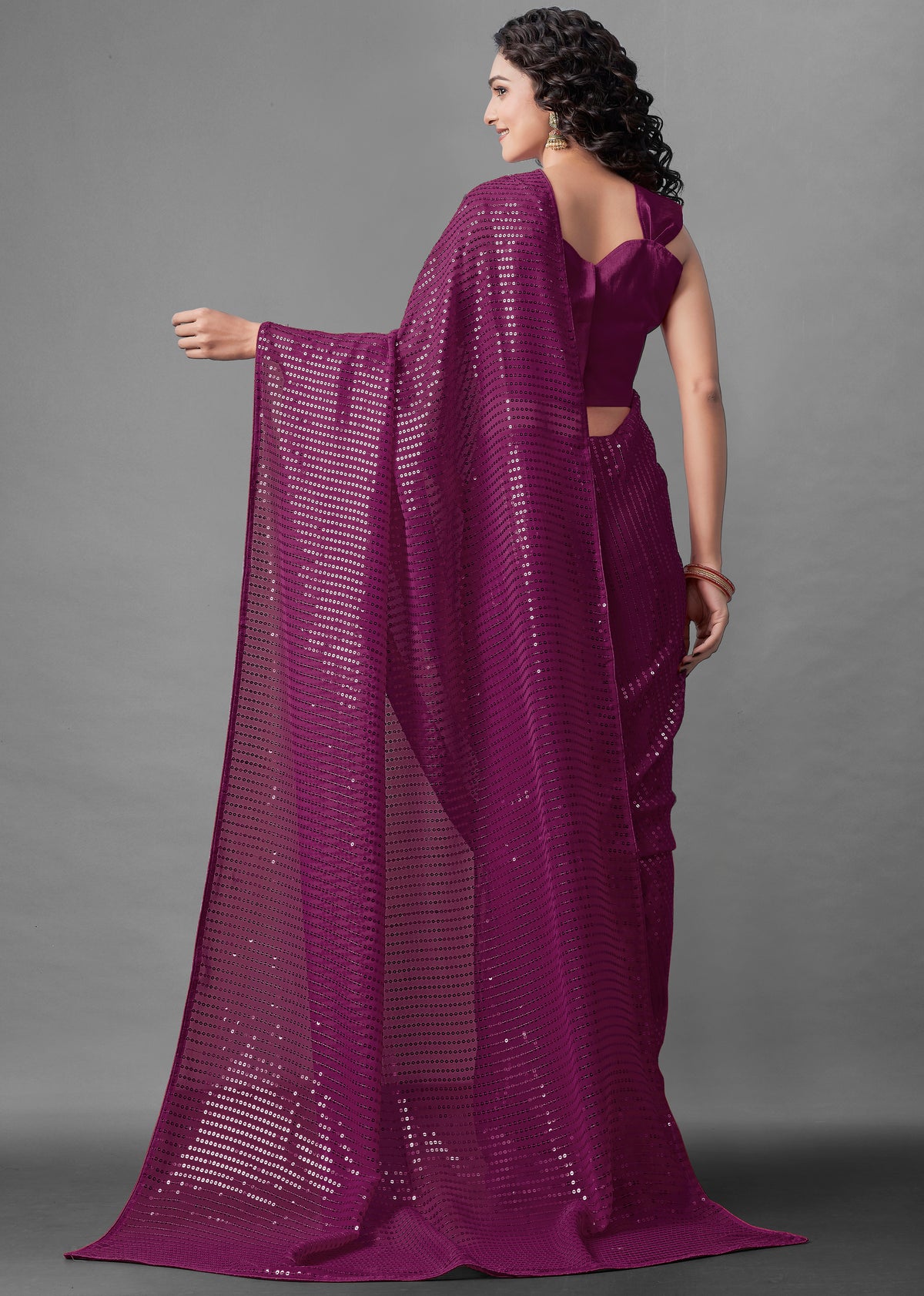 Buy Sequin Sarees online at Best Prices in India - Joshindia