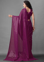 Buy Sequin Sarees online at Best Prices in India - Joshindia