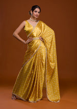 Buy Yellow Sarees Online at Best Prices In India - JOSHINDIA - Joshindia
