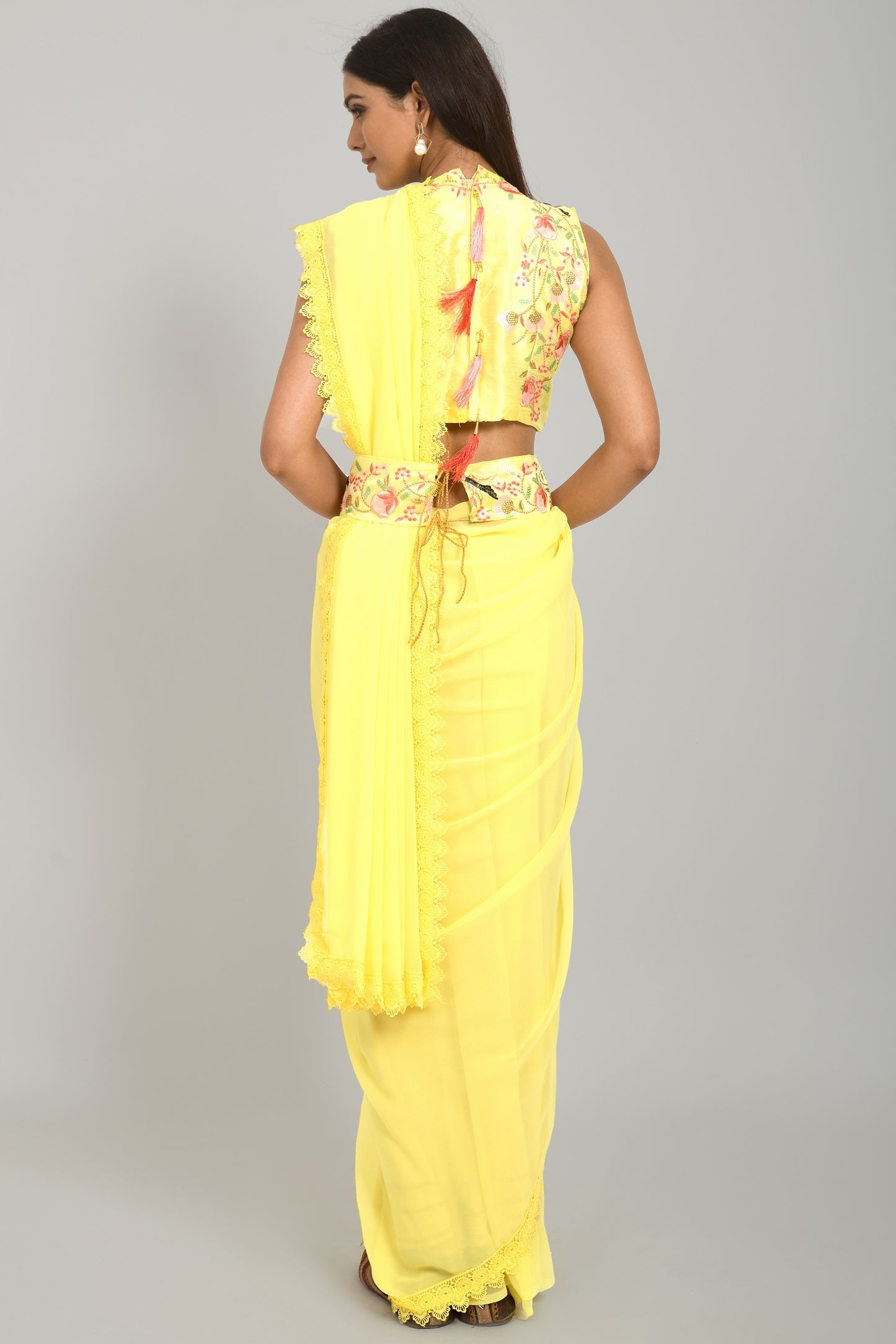 Buy Yellow Sarees Online at Best Prices In India