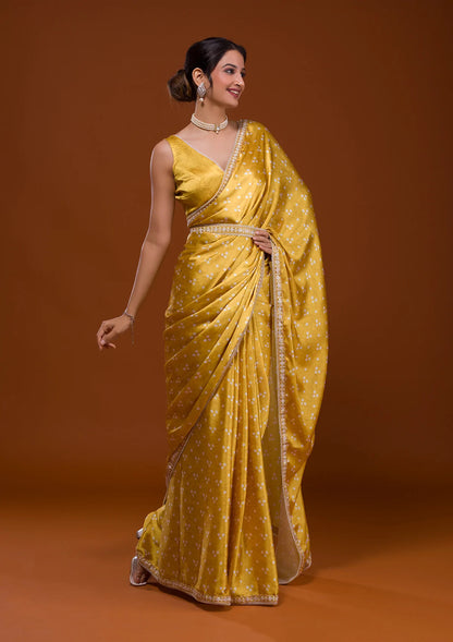 Buy Yellow Sarees Online at Best Prices In India - JOSHINDIA