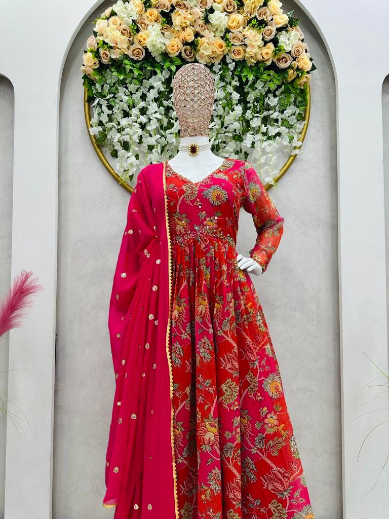 DB Creation Georgette Embroidered Kurta & Sharara Fabric Price in India -  Buy DB Creation Georgette Embroidered Kurta & Sharara Fabric online at  Flipkart.com