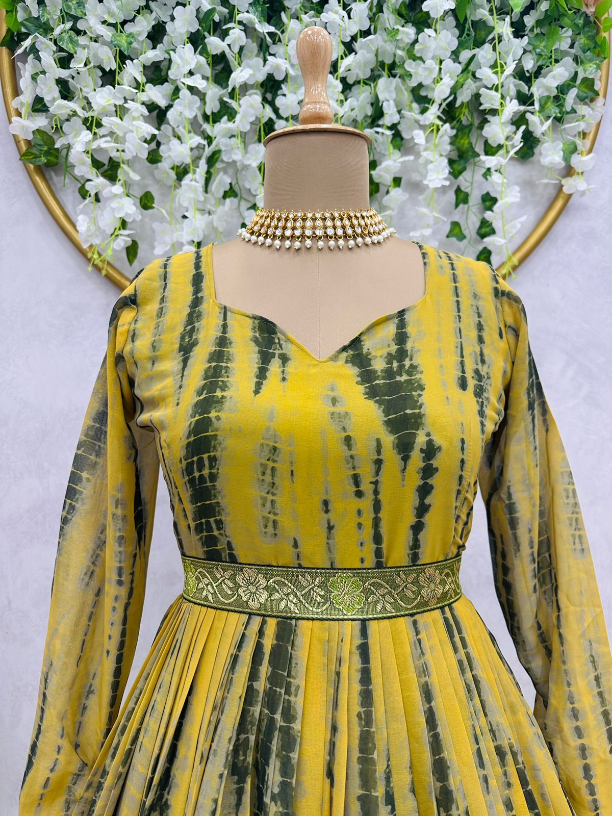 Buy Yellow Colour Gowns Online From Best Designs - Joshindia
