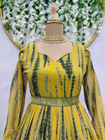 Buy Yellow Colour Gowns Online From Best Designs - Joshindia