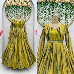 Buy Yellow Colour Gowns Online From Best Designs - Joshindia