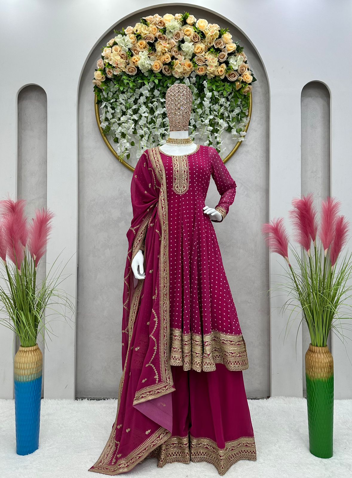 Latest Designs of Pink Anarkali Dresses Shopping - Joshindia
