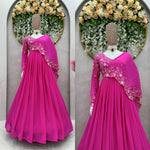 Buy Trendy Pink Gown Online in India - Joshindia