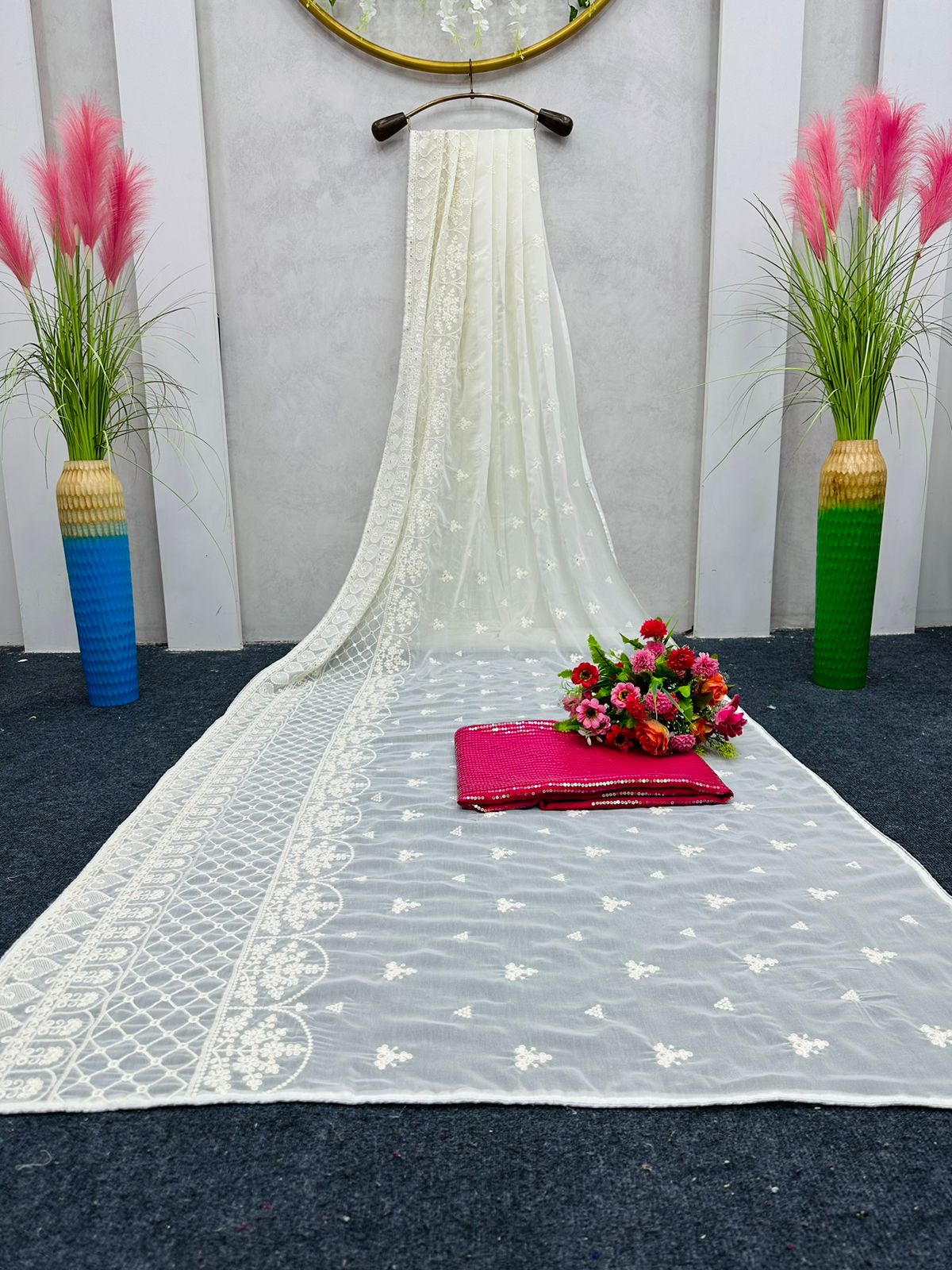 Shop Latest Reception Sarees Online - Joshindia