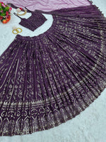 Buy Latest Purple Color Lehenga Choli Online at Best Price - Joshindia