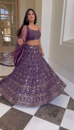 Buy Latest Purple Color Lehenga Choli Online at Best Price - Joshindia