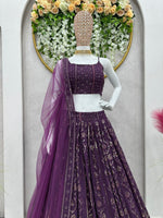 Buy Latest Purple Color Lehenga Choli Online at Best Price - Joshindia