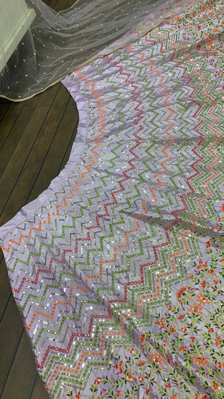 Buy Purple Color Heavy Designer Lehenga Choli For Wedding - Joshindia