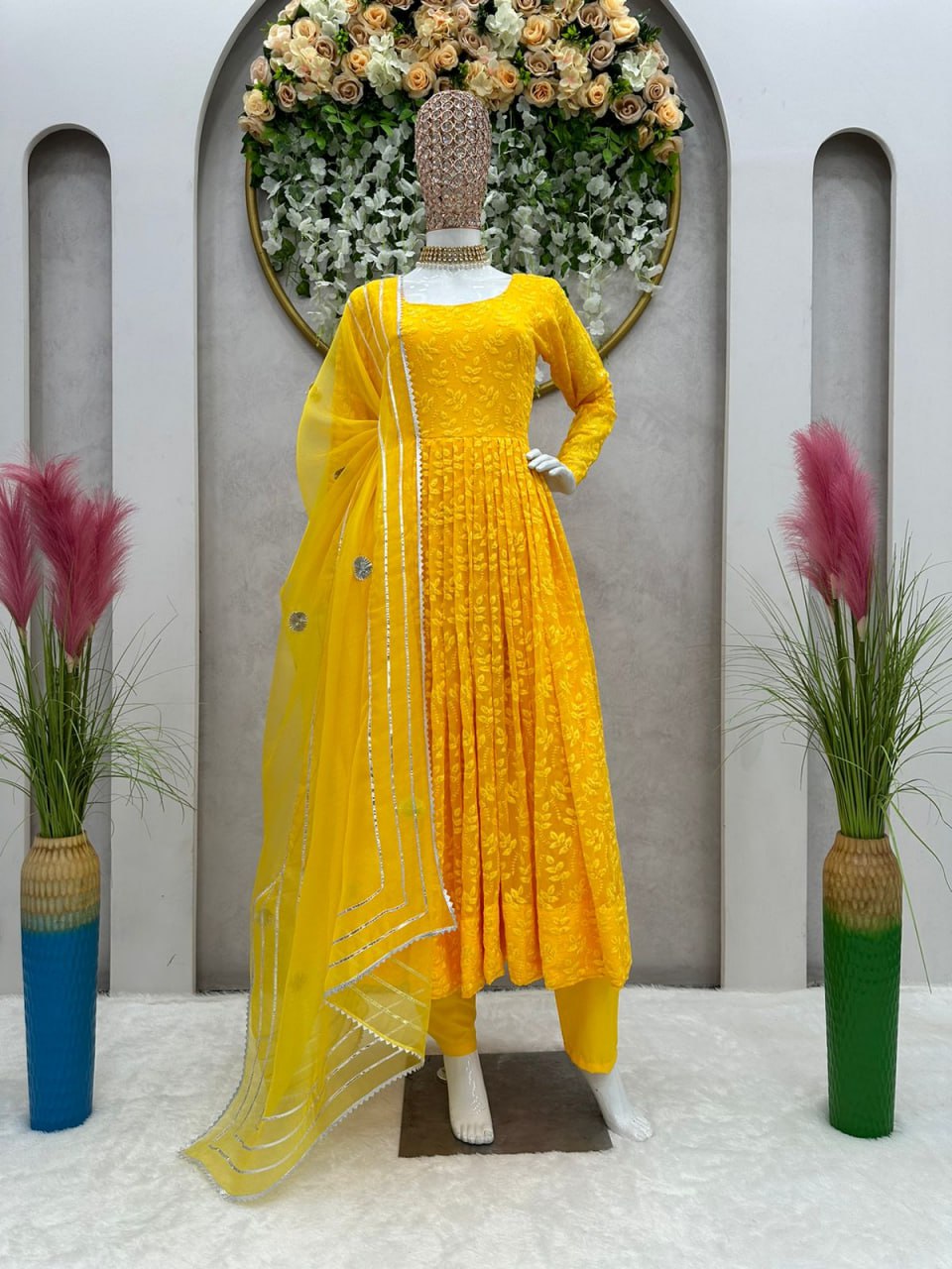Buy Yellow Kurta Sets for Women Online in India - Joshindia