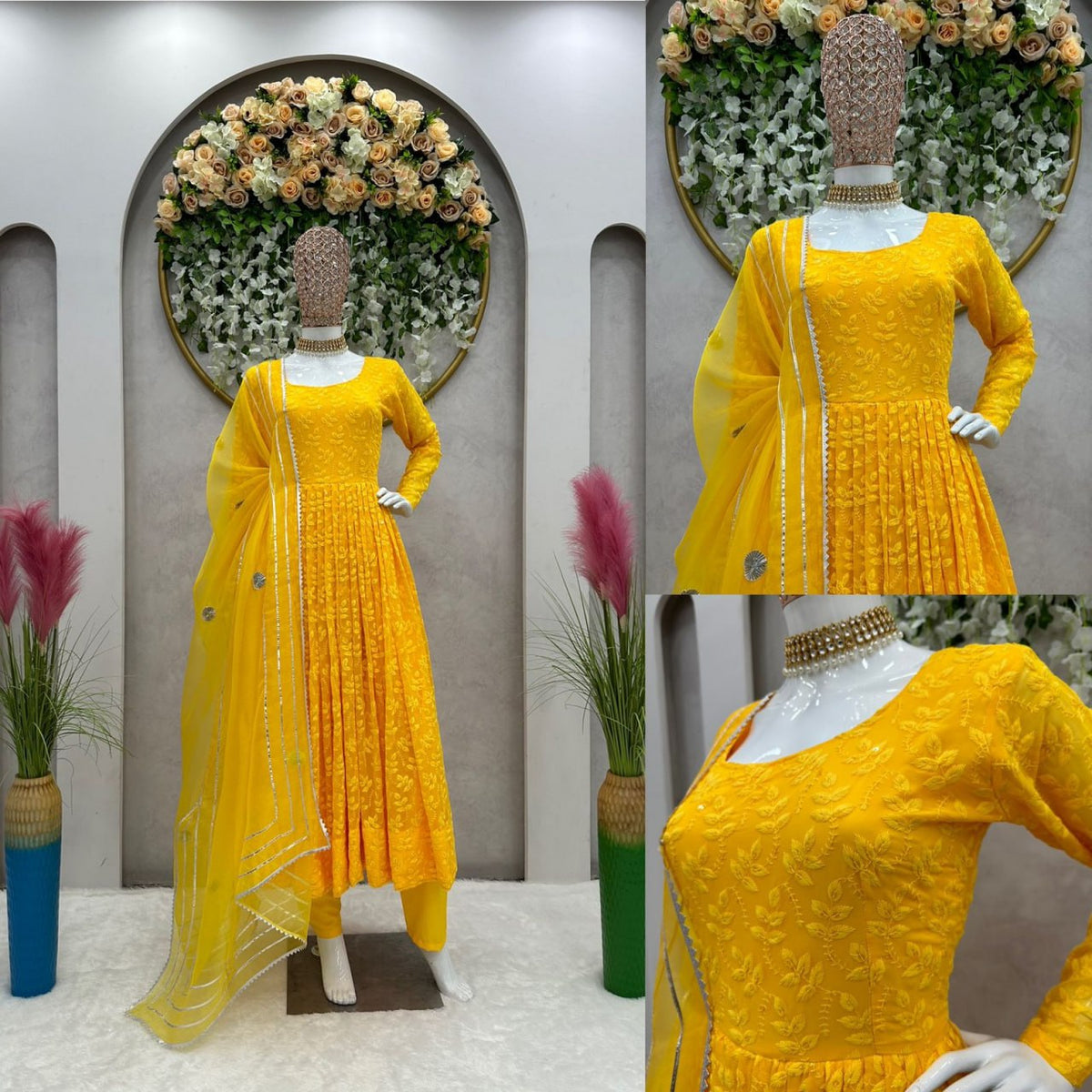 Buy Yellow Kurta Sets for Women Online in India - Joshindia