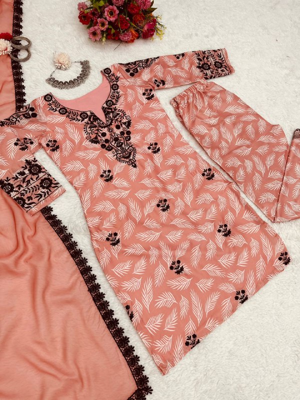 Buy Peach Kurta Sets online in India - Joshindia