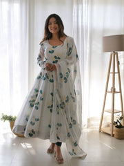 Buy White Anarkali online at Best Prices in India - Joshindia
