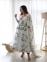 Buy White Anarkali online at Best Prices in India - Joshindia