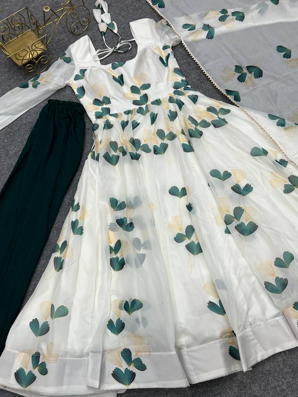 Buy White Anarkali online at Best Prices in India - Joshindia