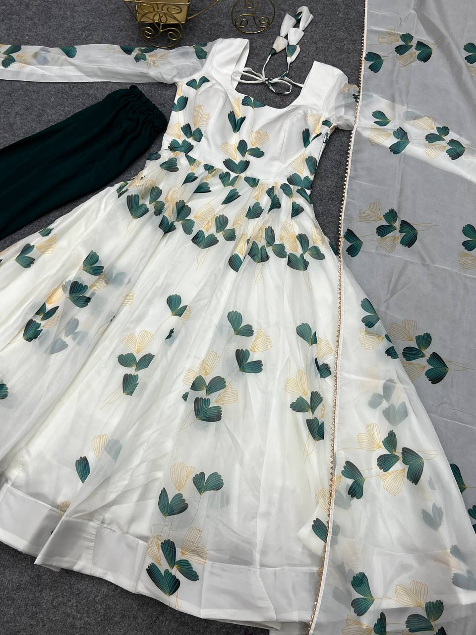 Buy White Anarkali online at Best Prices in India - Joshindia