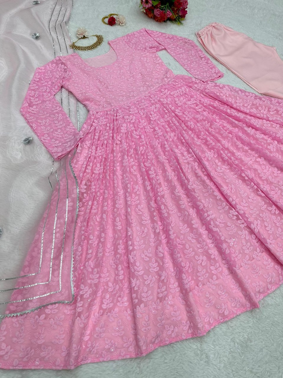 Buy Pink Womens Ethnic Sets Online at Best Prices In India - Joshindia